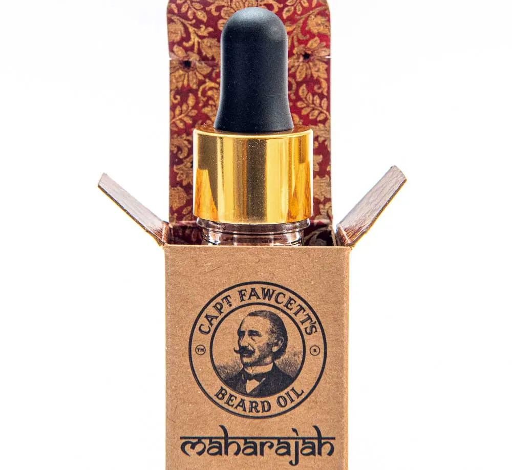 Captain Fawcett Maharajah Bartöl 10ml Rose Leder