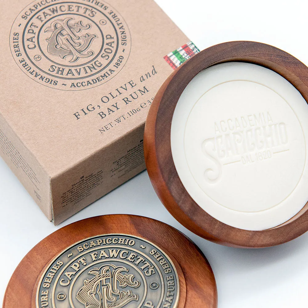 Captain Fawcett Scapicchio Rasierseife Feige Bay Rum