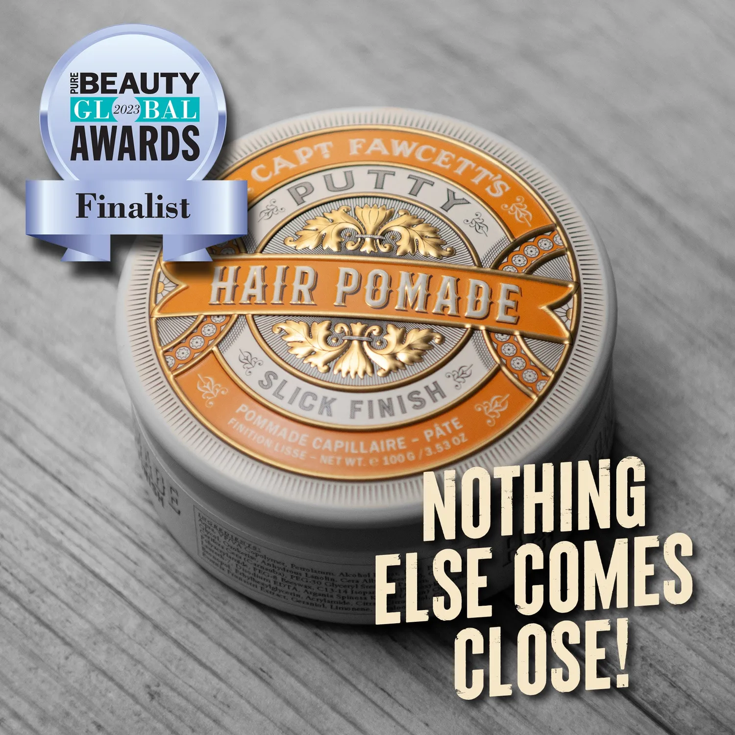 Captain Fawcett Putty Pomade starker Halt matt 100g