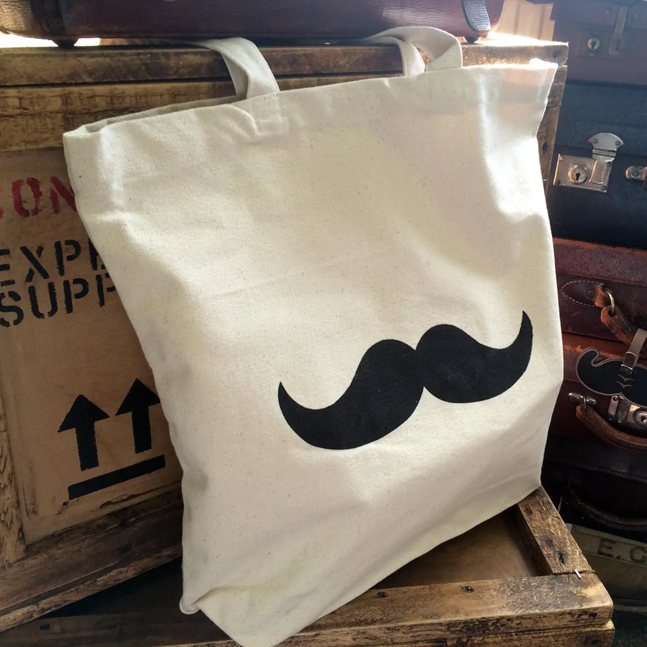 Captain Fawcett Captain's Tote Tasche Baumwolle vintage