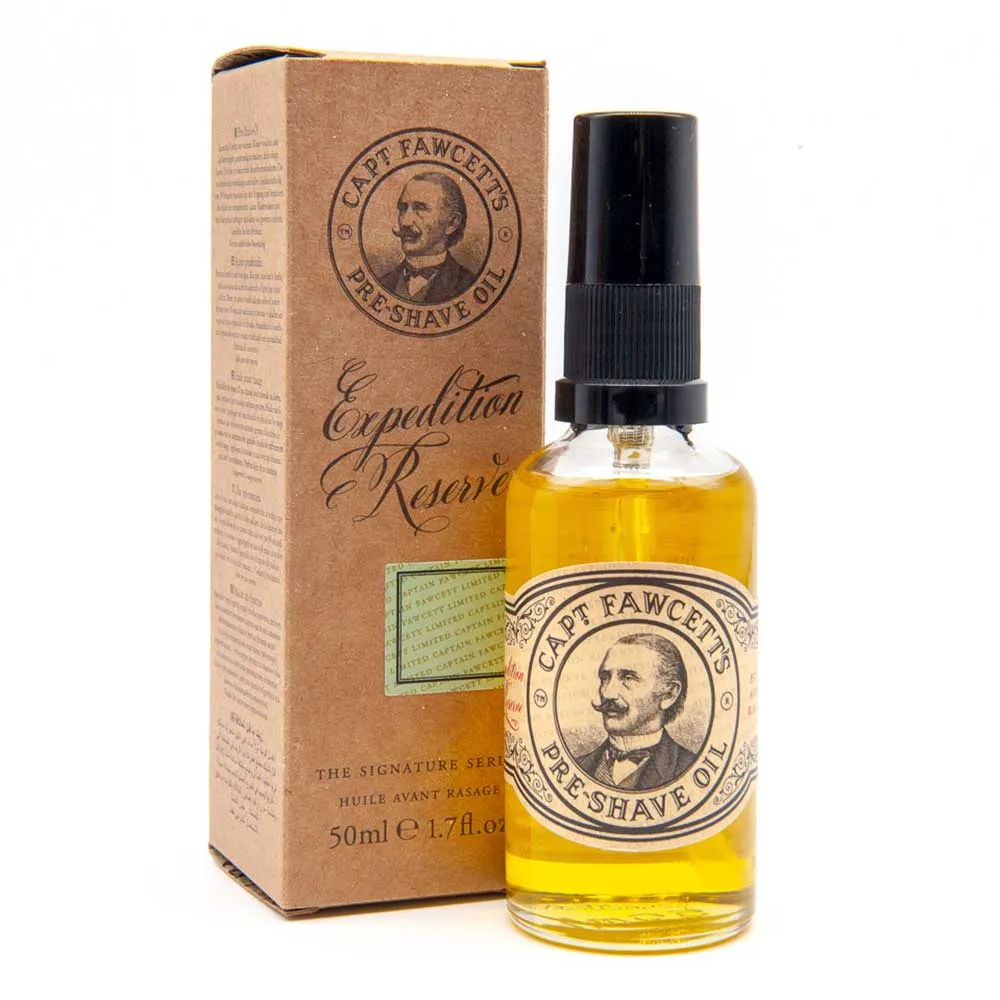 Captain Fawcett Expedition Reserve Pre-Shave Rasieröl natürlich