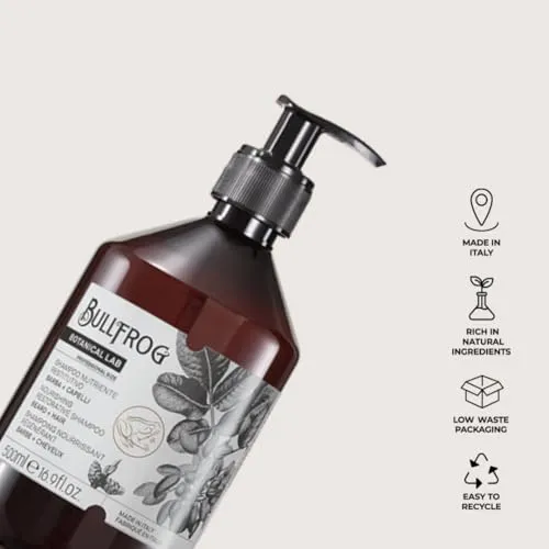 Bullfrog Haar- und Bartshampoo 500ml Pistazie-Mandel