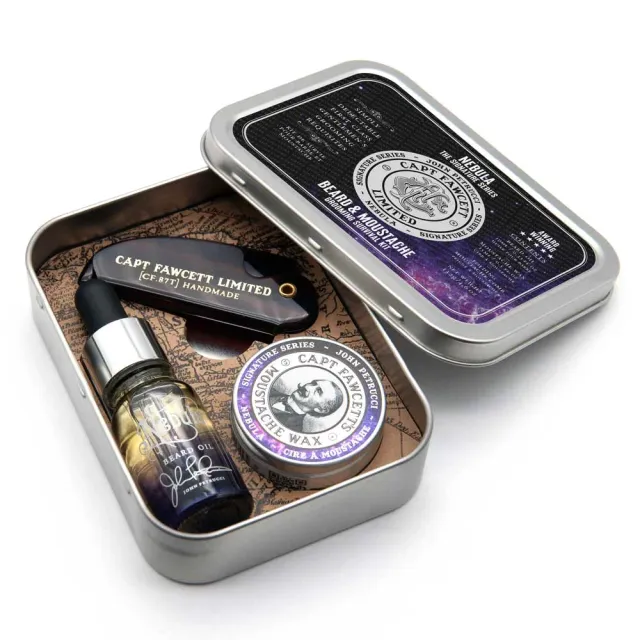 Captain Fawcett Nebula Survival Kit Bartset in Blechdose