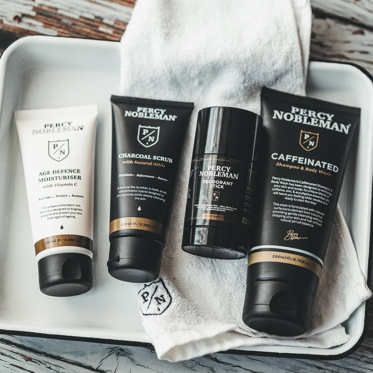 Percy Nobleman Everyday Essentials Bundle Pflegeset 4-teilig vegan