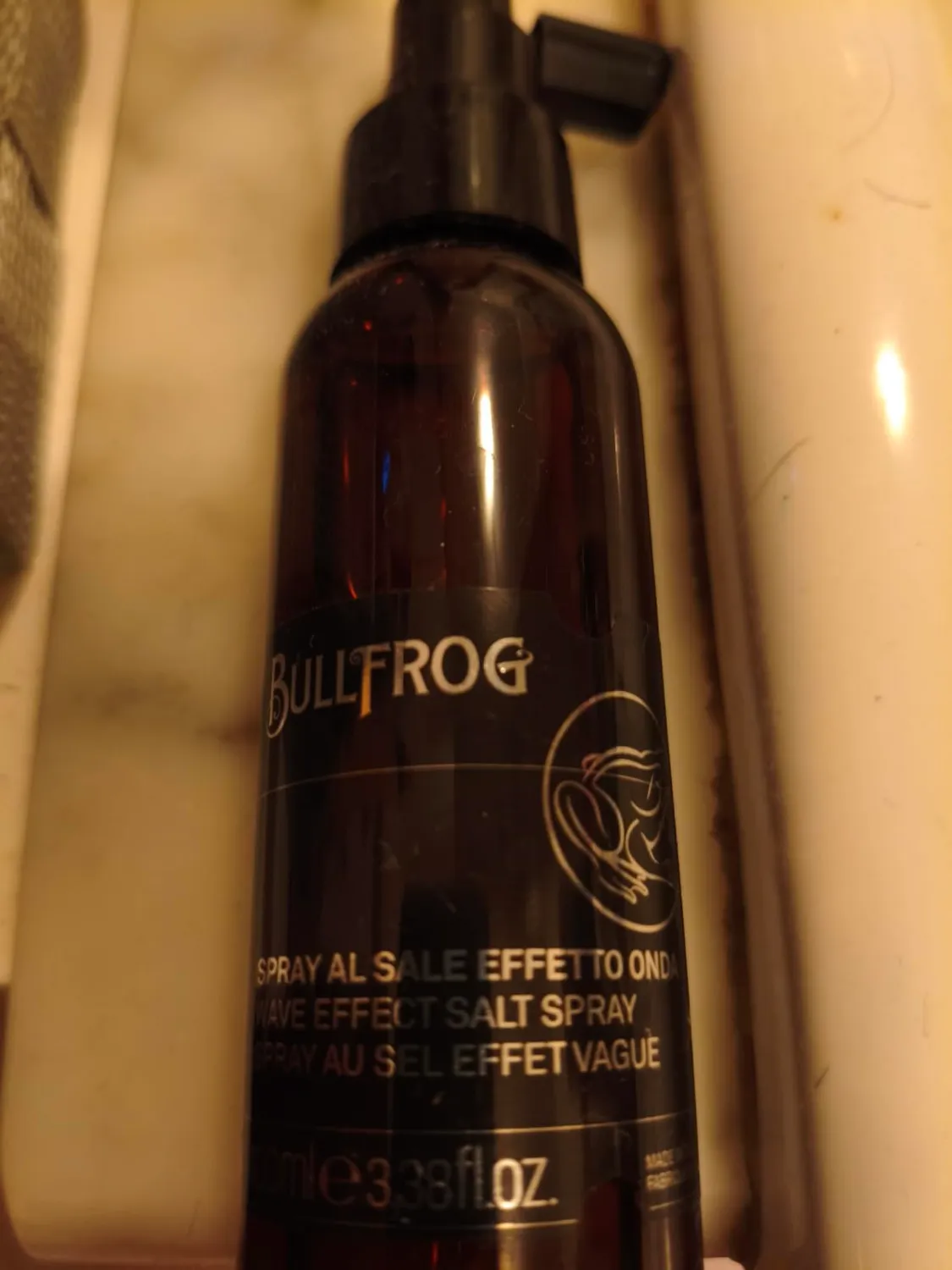 Bullfrog Salzspray Haarspray 100 ml Volumen Ginger Beer