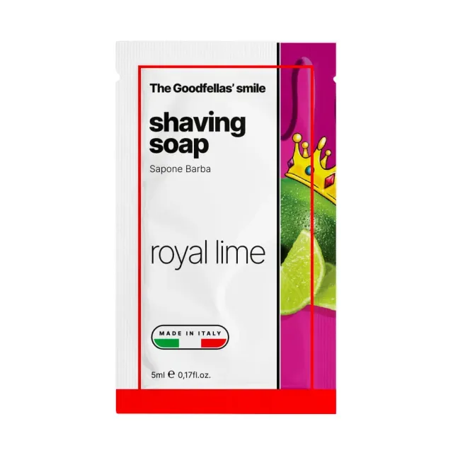 The Goodfellas' Smile Royal Lime Rasierseife 5 ml Probe citrus