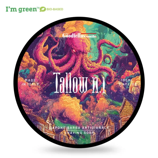 The Goodfellas' Smile Tallow N.1 Rasierseife 100ml warm-blumig