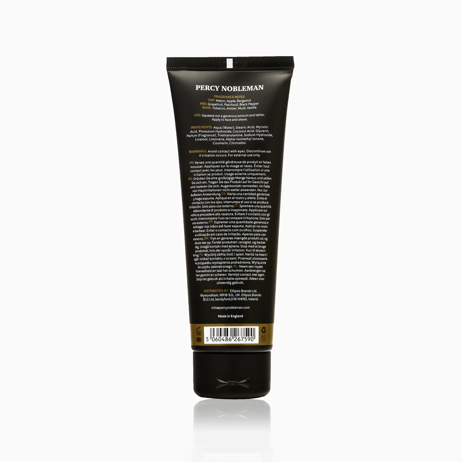 Percy Nobleman Rasiercreme 125 ml Signature-Duft