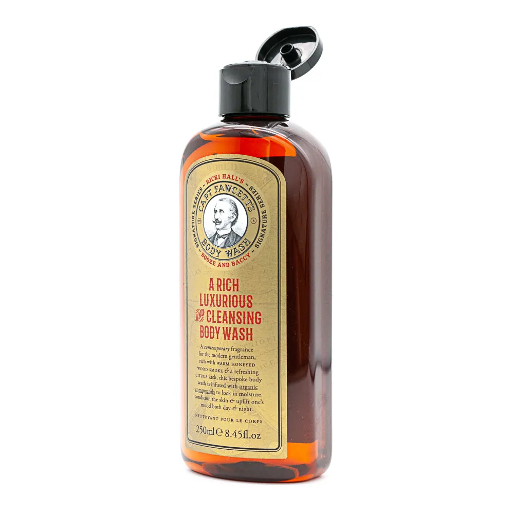 Captain Fawcett Booze & Baccy Duschgel Orange Holzrauch