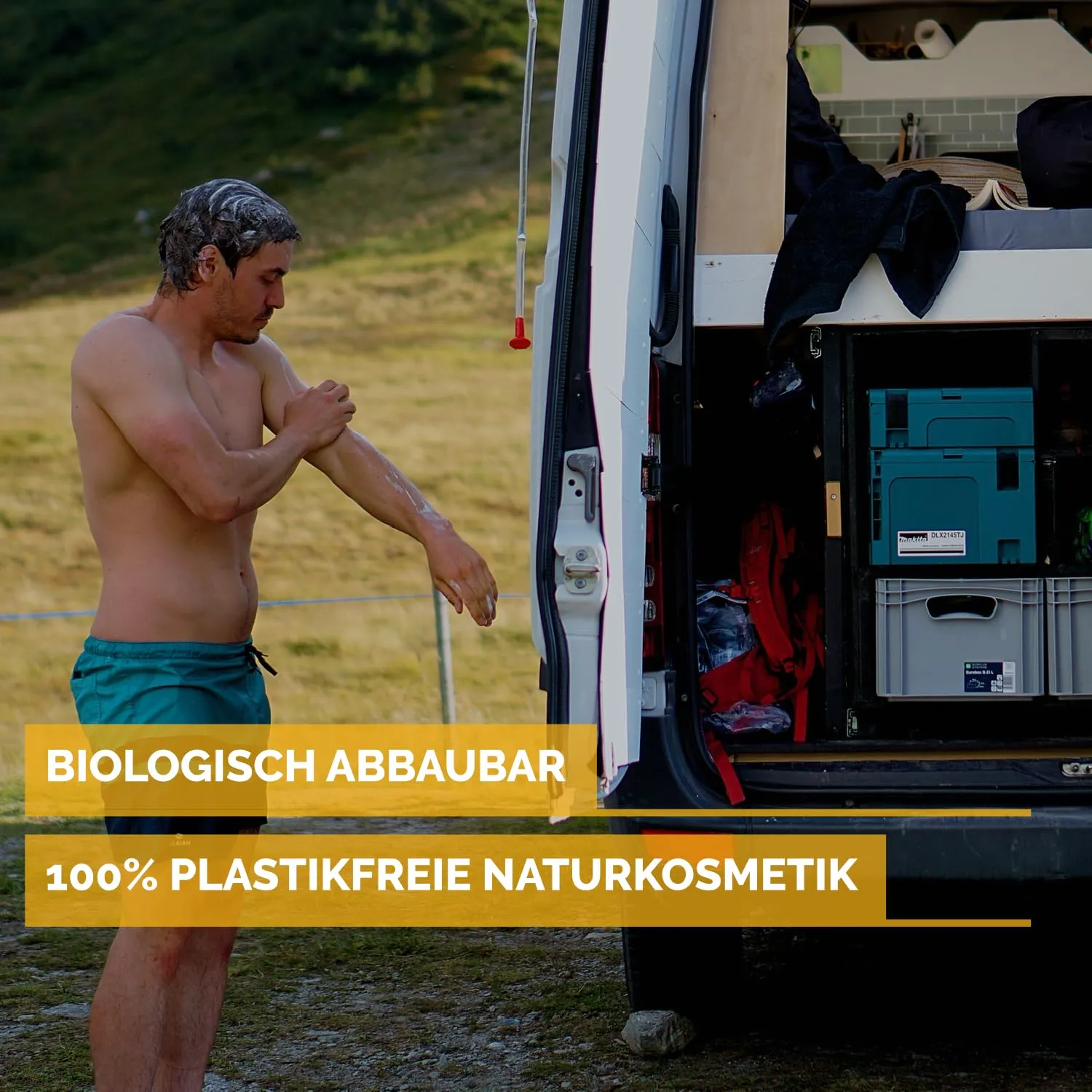 Kapitän Ohlsen Outdoor-Seife fest 90 g 6% überfettet