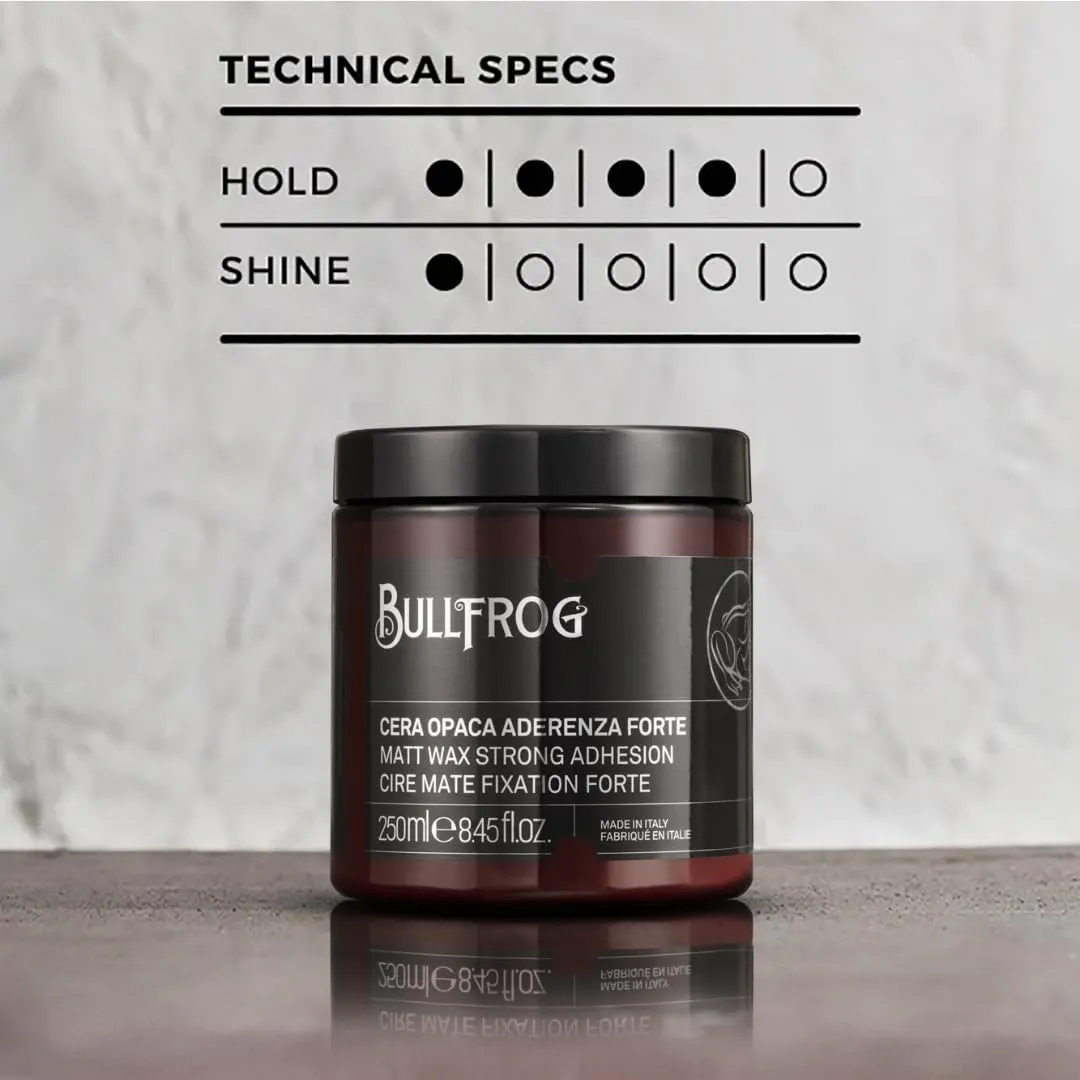 Bullfrog Mattes Wachs Haarwachs 250 ml starker Halt matt