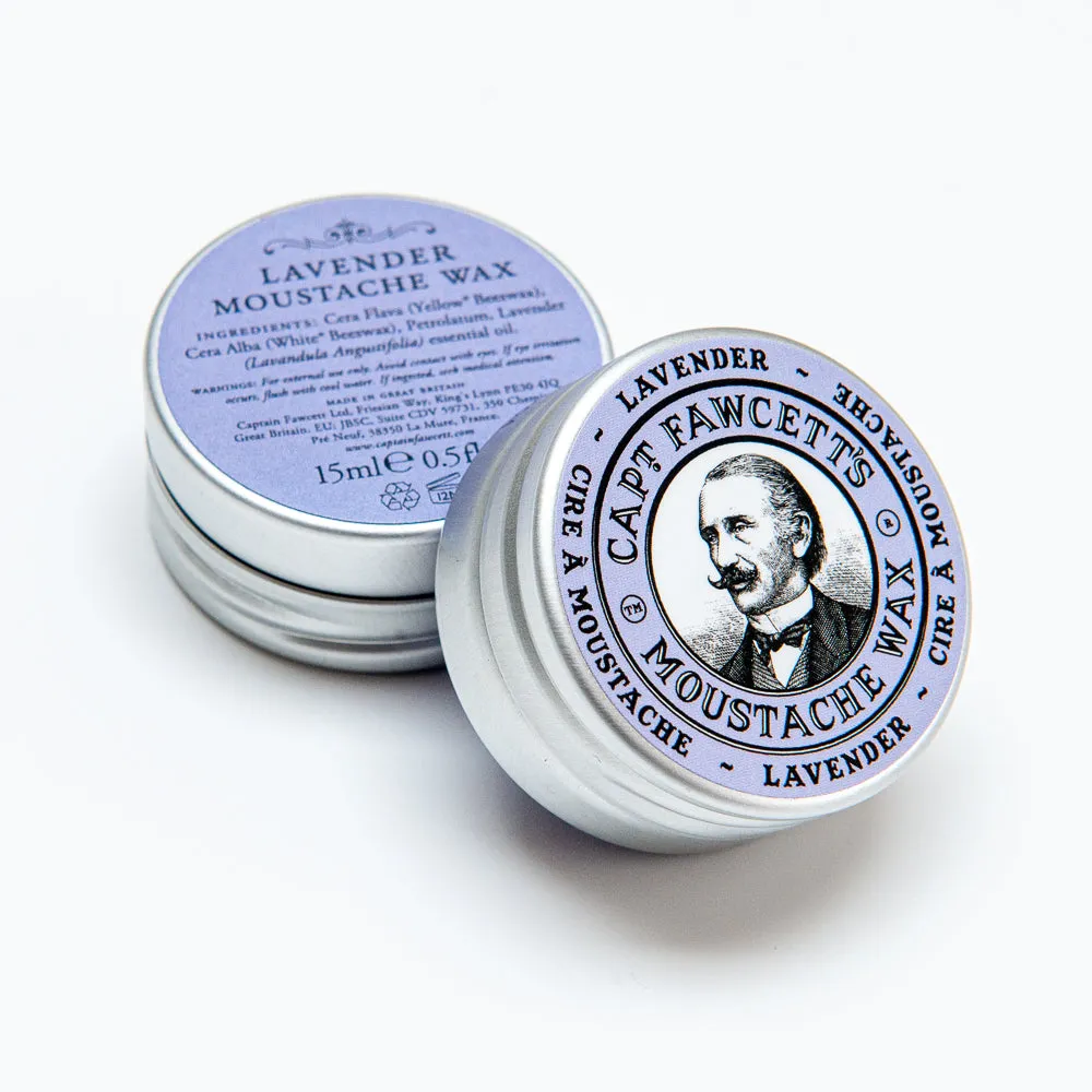 Captain Fawcett Lavender Schnurrbartwachs Lavendelöl