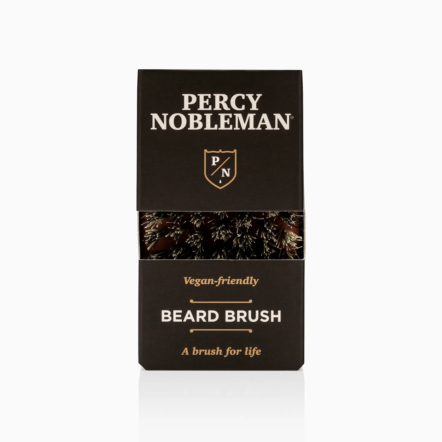 Percy Nobleman Vegan Beard Brush Bartbürste Birnbaum