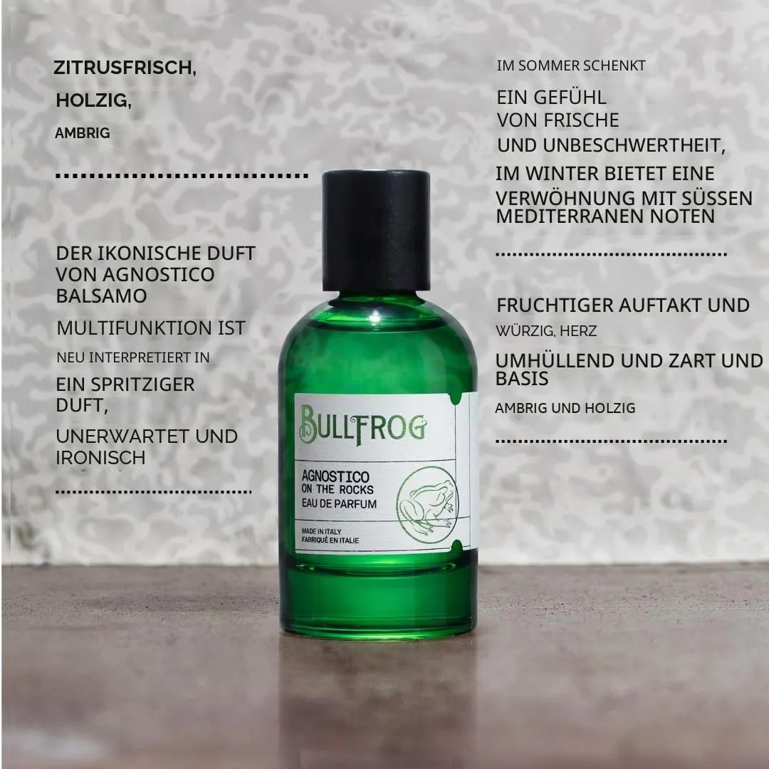 Bullfrog Agnostico On The Rocks Parfum 100 ml Zitrus Holz