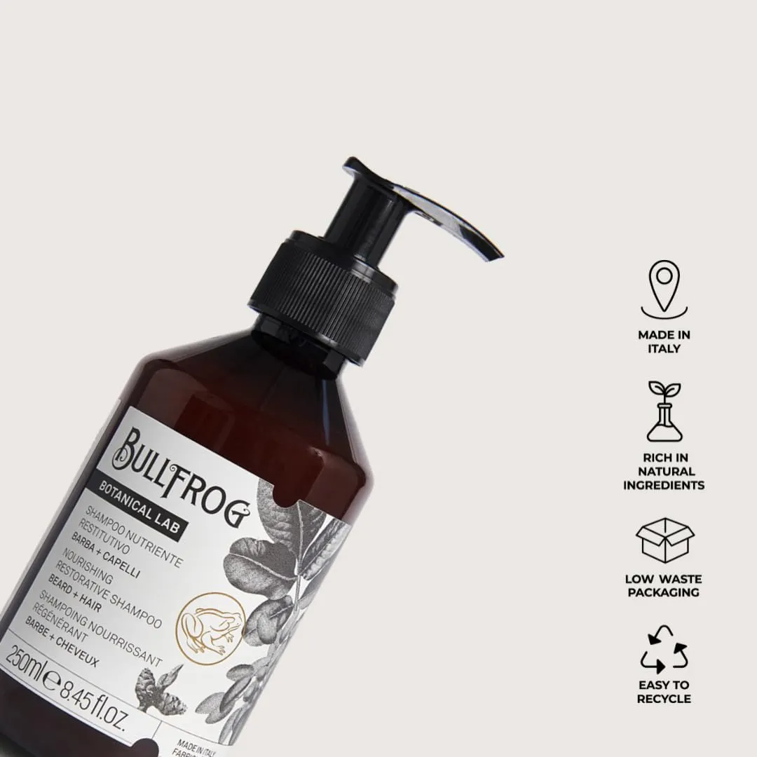 Bullfrog Nährendes Reparaturshampoo 250ml Pistazie