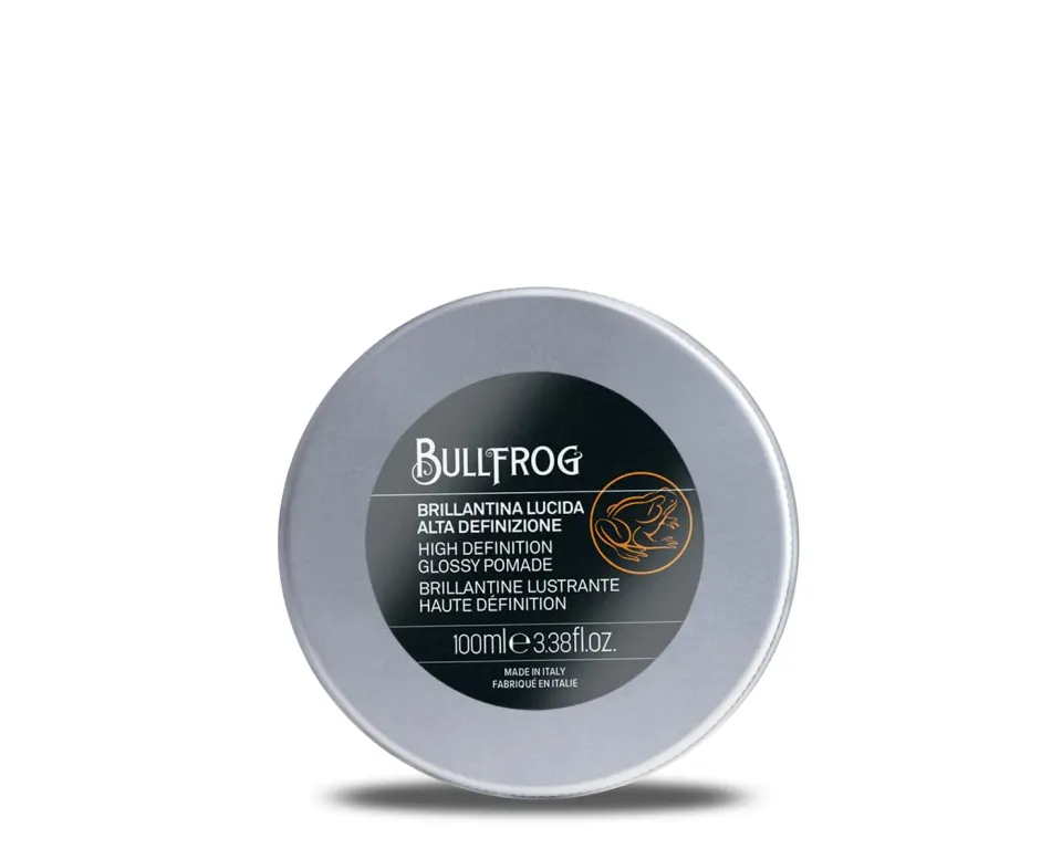 Bullfrog Brillantina Haarwachs 100ml starker Hochglanz-Halt