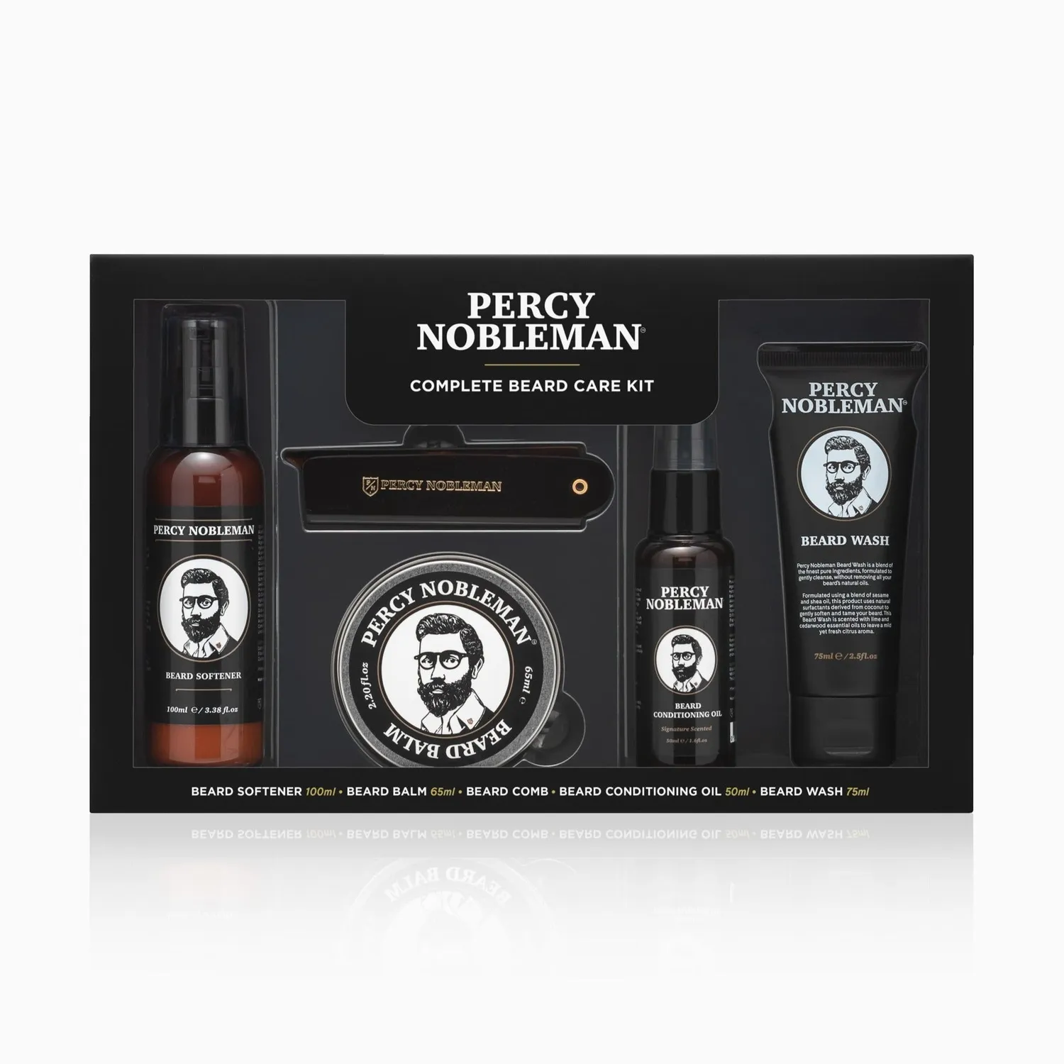 Percy Nobleman Complete Beard Care Kit Bartset 5-teilig
