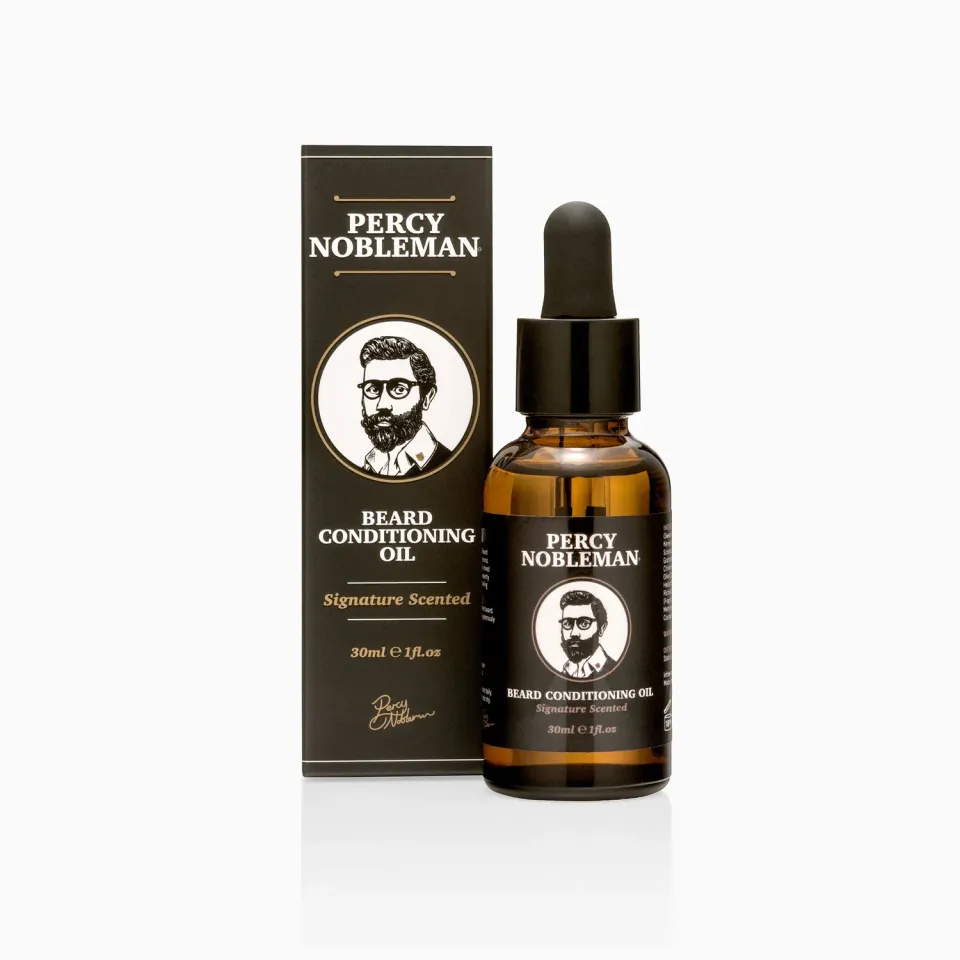 Percy Nobleman Signature Beard Oil Bartöl 30ml leicht