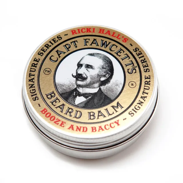 Captain Fawcett Booze & Baccy Bartbalsam rauchig-würzig
