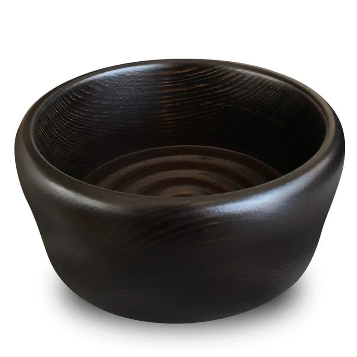 The Goodfellas' Smile Rasierschale Buche 13cm spiraliert