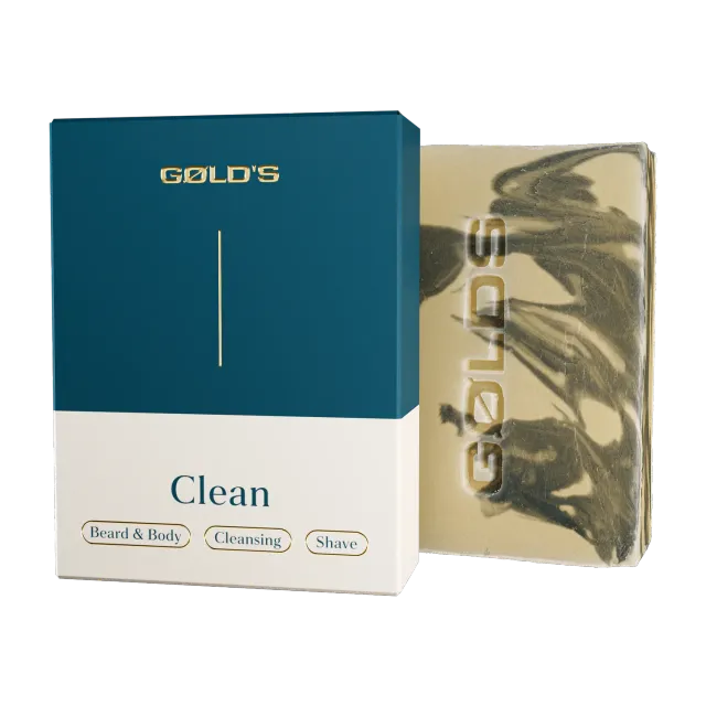 GØLD's Clean Bartseife 100g mit Arganöl