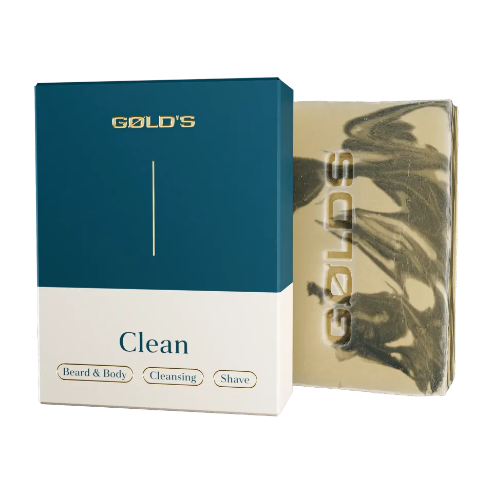 GØLD's Clean Bartseife 100g mit Arganöl