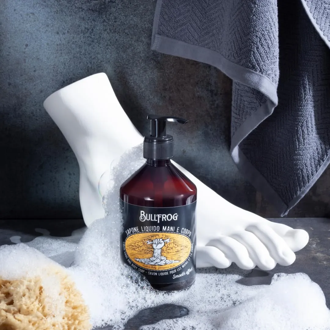Bullfrog Flüssigseife Hände Körper 500ml würzig-frisch