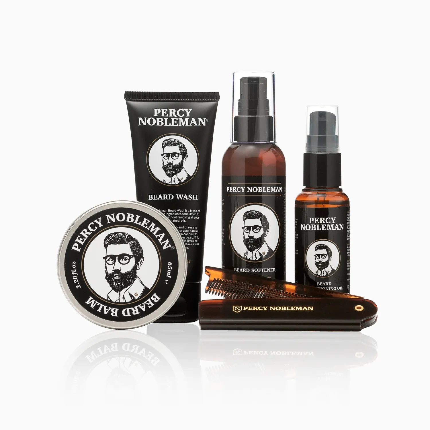 Percy Nobleman Complete Beard Care Kit Bartset 5-teilig