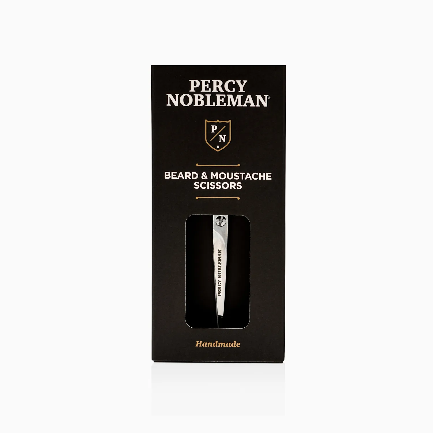 Percy Nobleman Beard Moustache Scissors Bartschere Carbonstahl