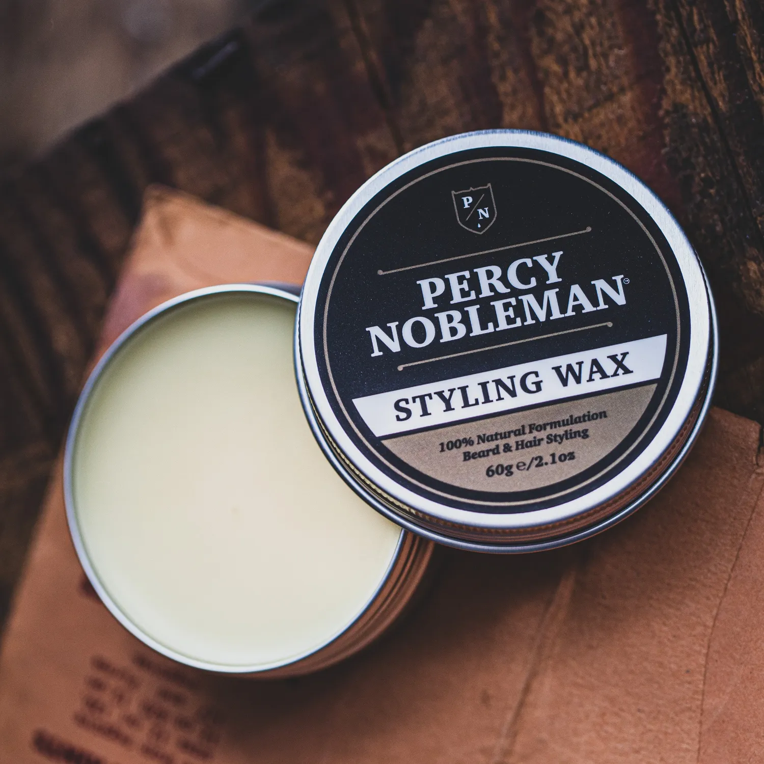 Percy Nobleman Styling Bartwachs 60ml starker Halt