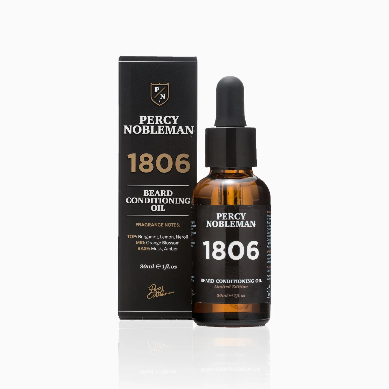 Percy Nobleman 1806 Beard Oil Bartöl 30ml Citrus