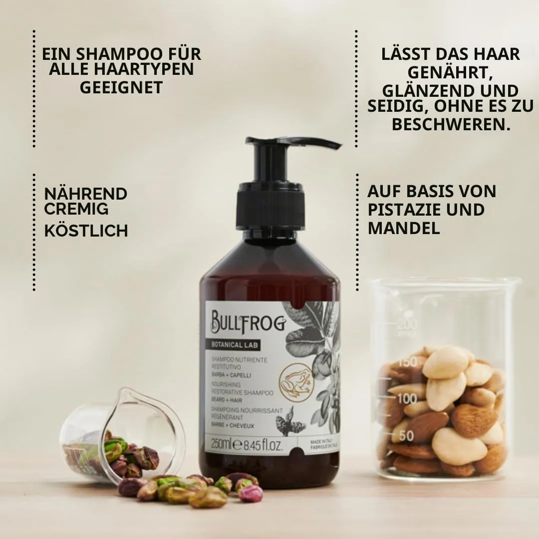 Bullfrog Nährendes Reparaturshampoo 250ml Pistazie