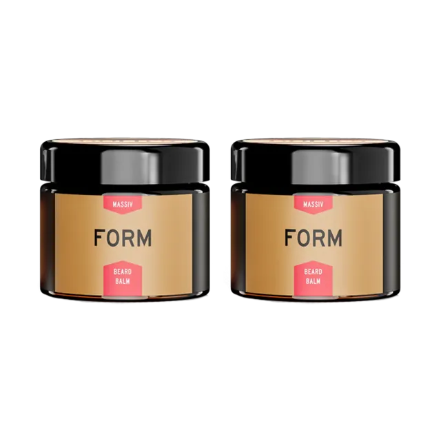 GØLD's Form Bartbalsam Doppelpack 2x30ml mit Bienenwachs