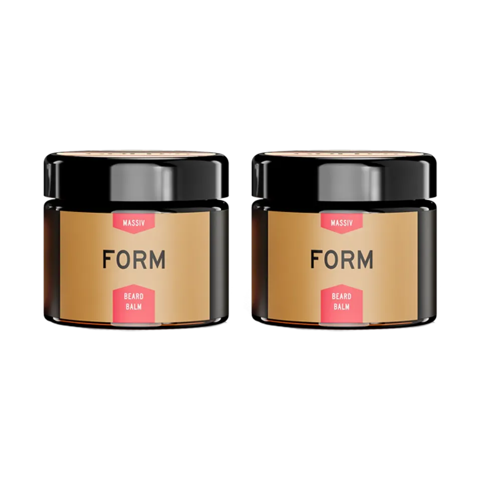 GØLD's Form Bartbalsam Doppelpack 2x30ml mit Bienenwachs