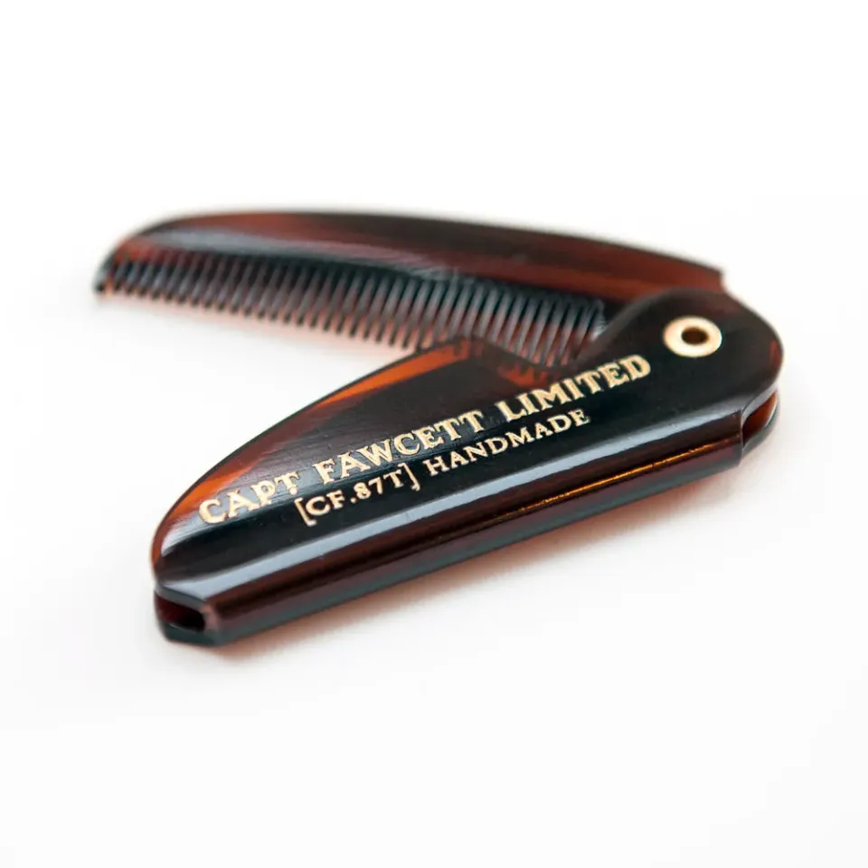 Captain Fawcett CF.87T Klappkamm Schnurrbart fein