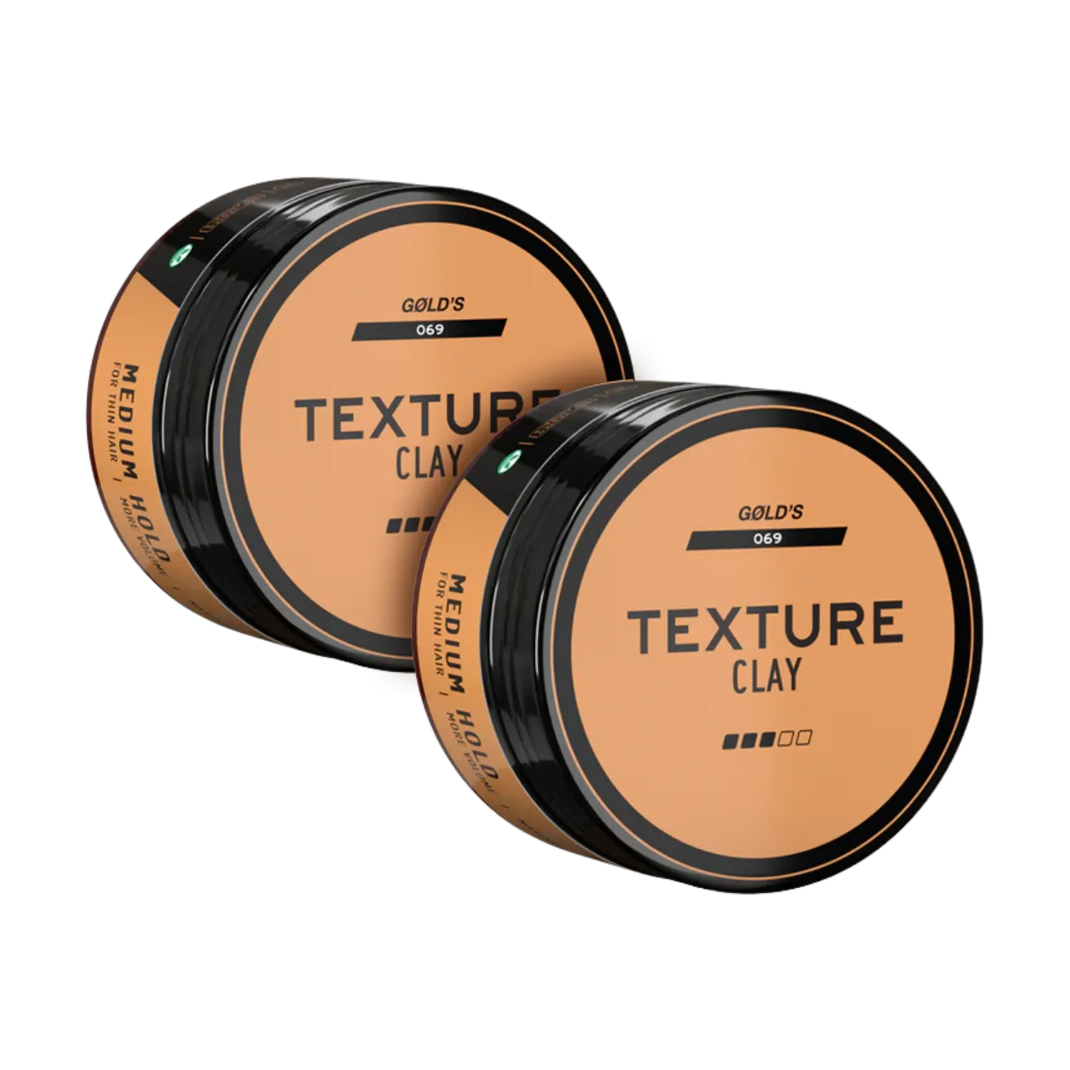 GØLD's Texture Clay Haartonerde 2x100ml Doppelpack