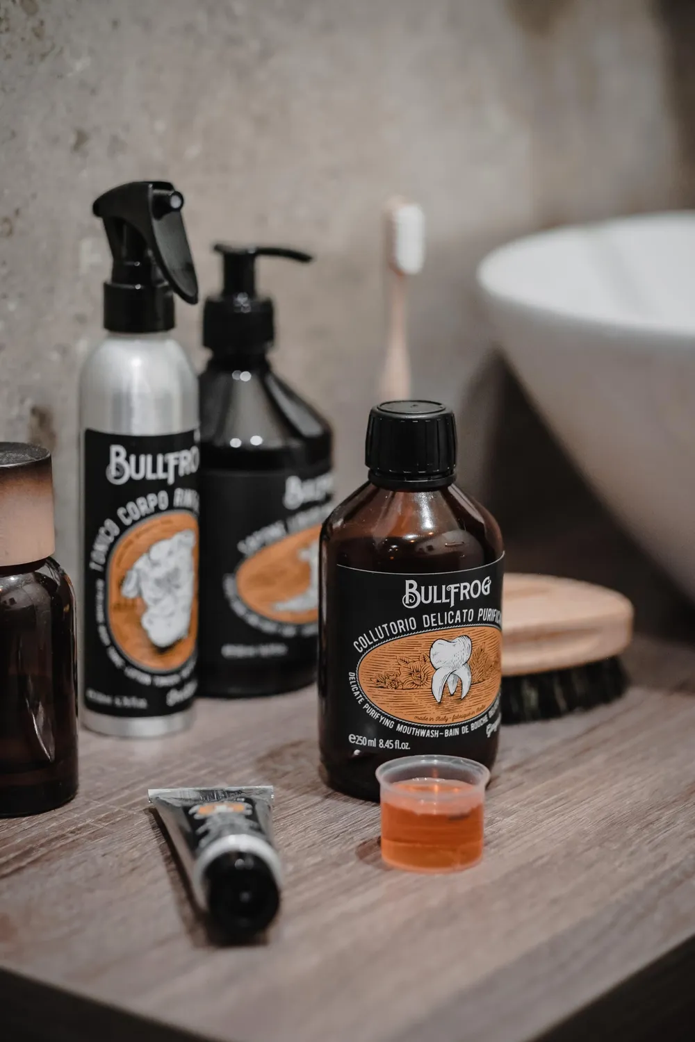 Bullfrog Flüssigseife Hände Körper 500ml würzig-frisch