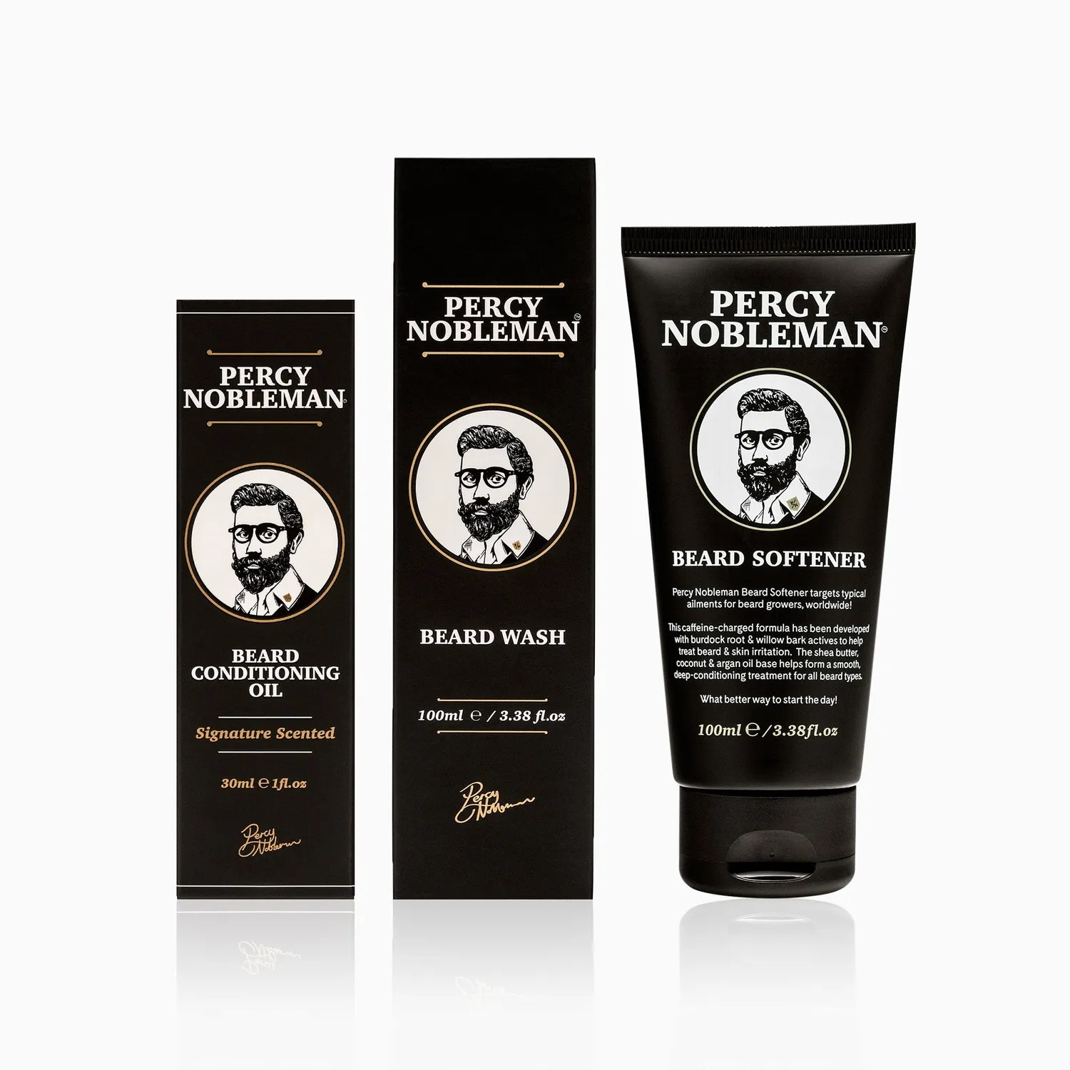 Percy Nobleman Beard Taming Bundle Bartpflegeset 3-teilig Zitrus