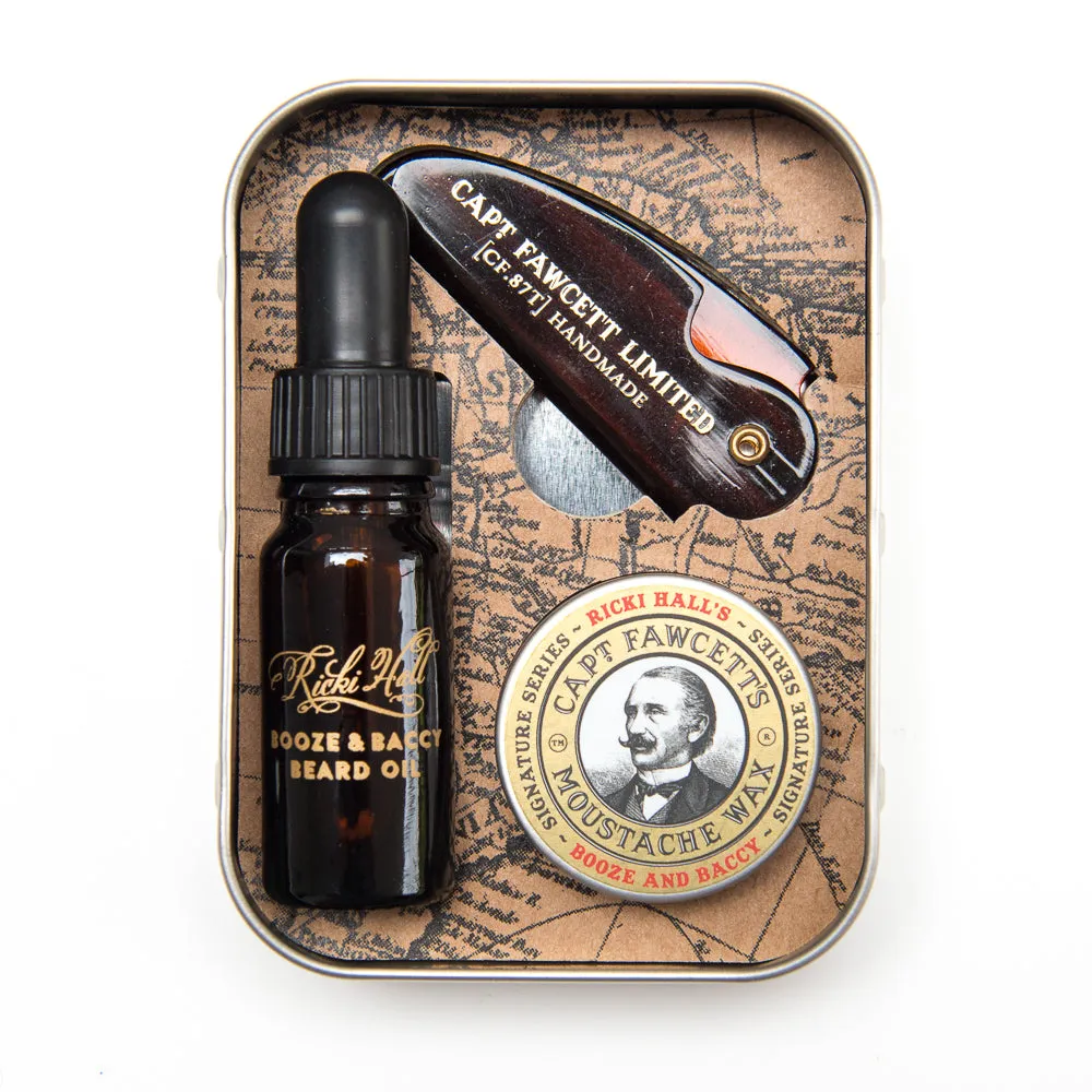 Captain Fawcett Booze & Baccy Survival Kit Öl Set