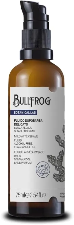 Bullfrog sanftes Aftershave Fluid 75ml parfumfrei