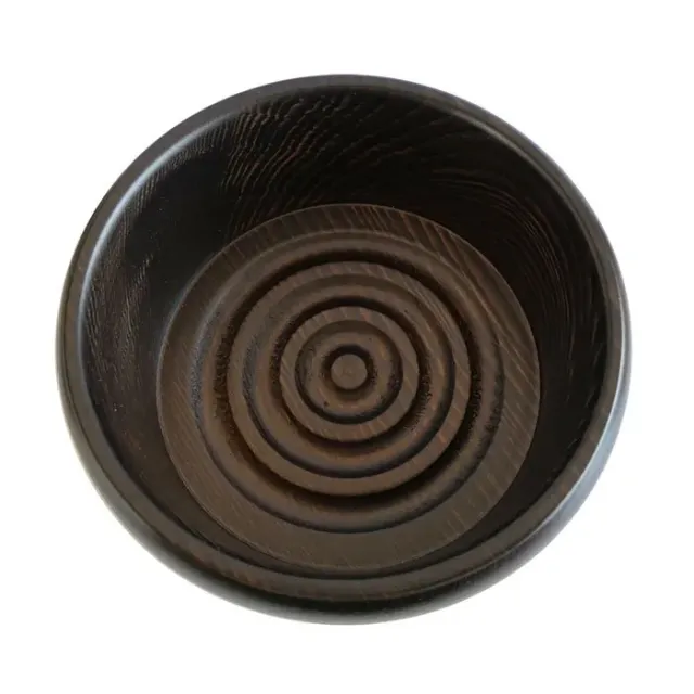 The Goodfellas' Smile Rasierschale Buche 13cm spiraliert