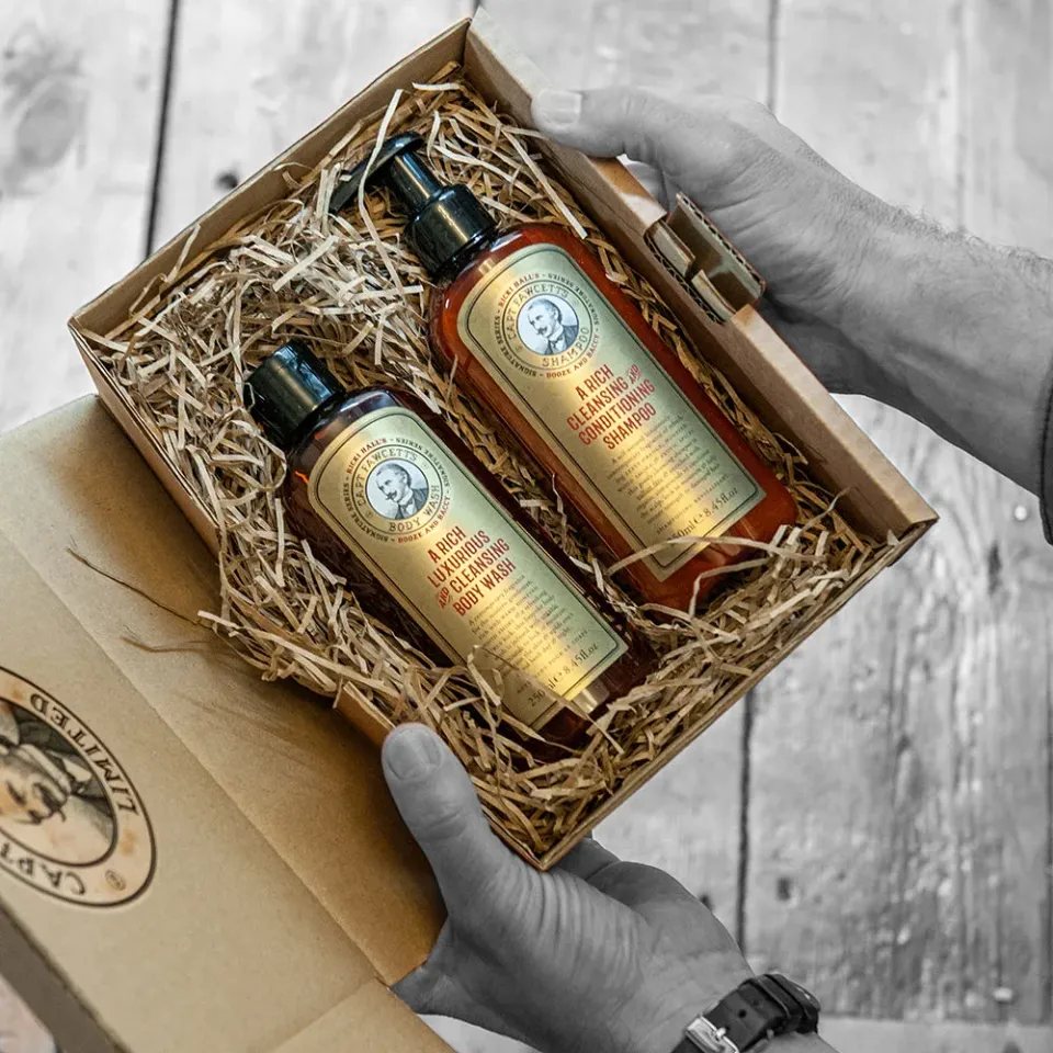 Captain Fawcett Booze & Baccy Haar- und Duschgel Set