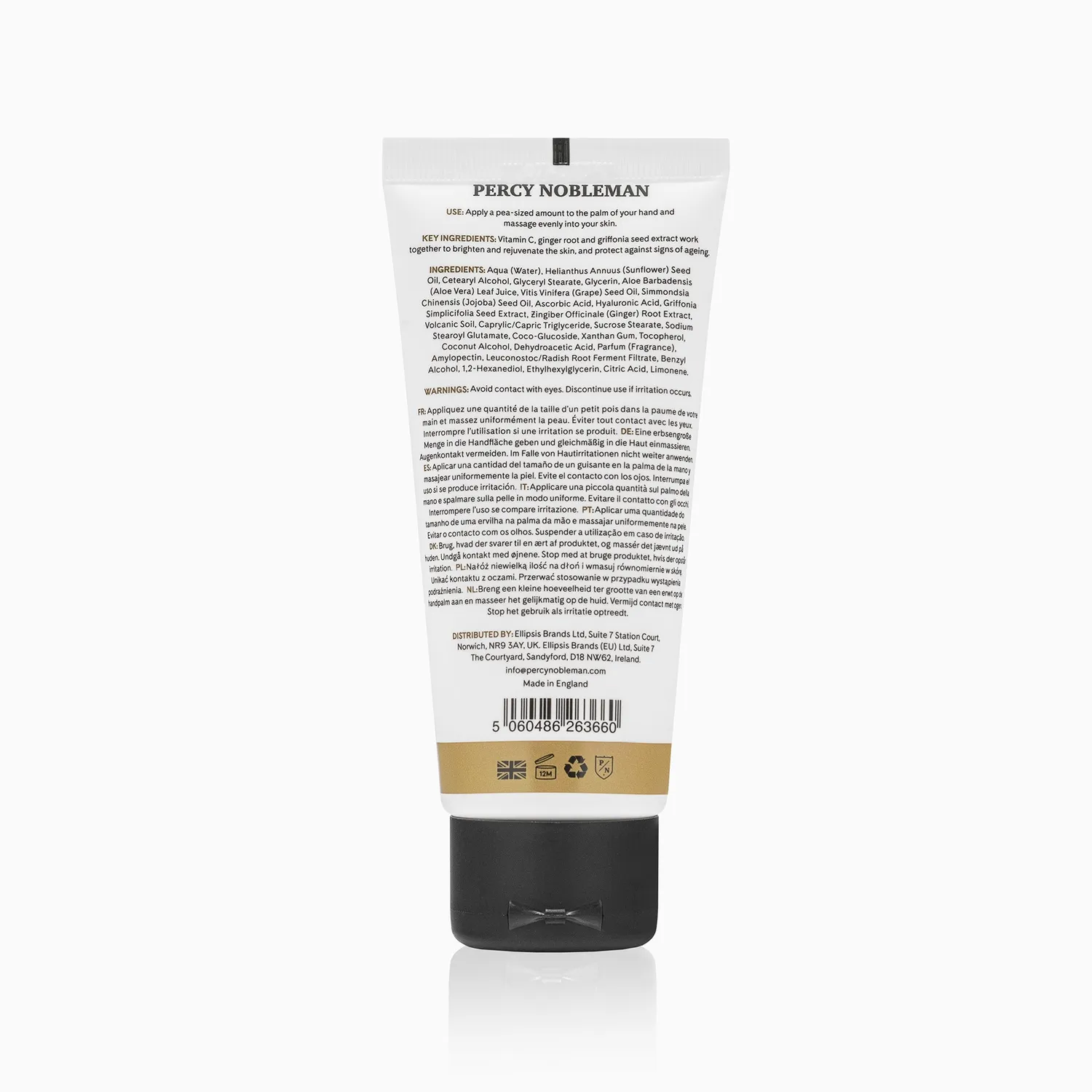 Percy Nobleman Age Defence Gesichtscreme 100ml Vitamin C
