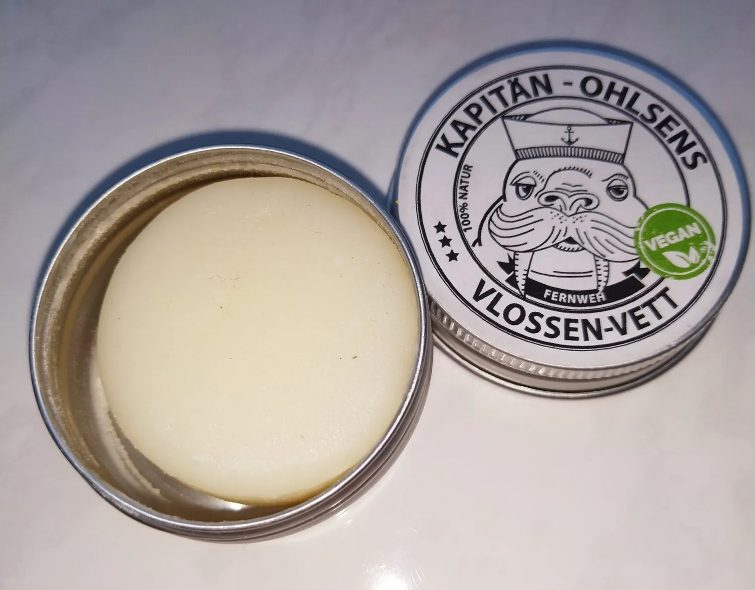 Kapitän Ohlsen Flossen-Fett Handcreme vegan für Kletterer