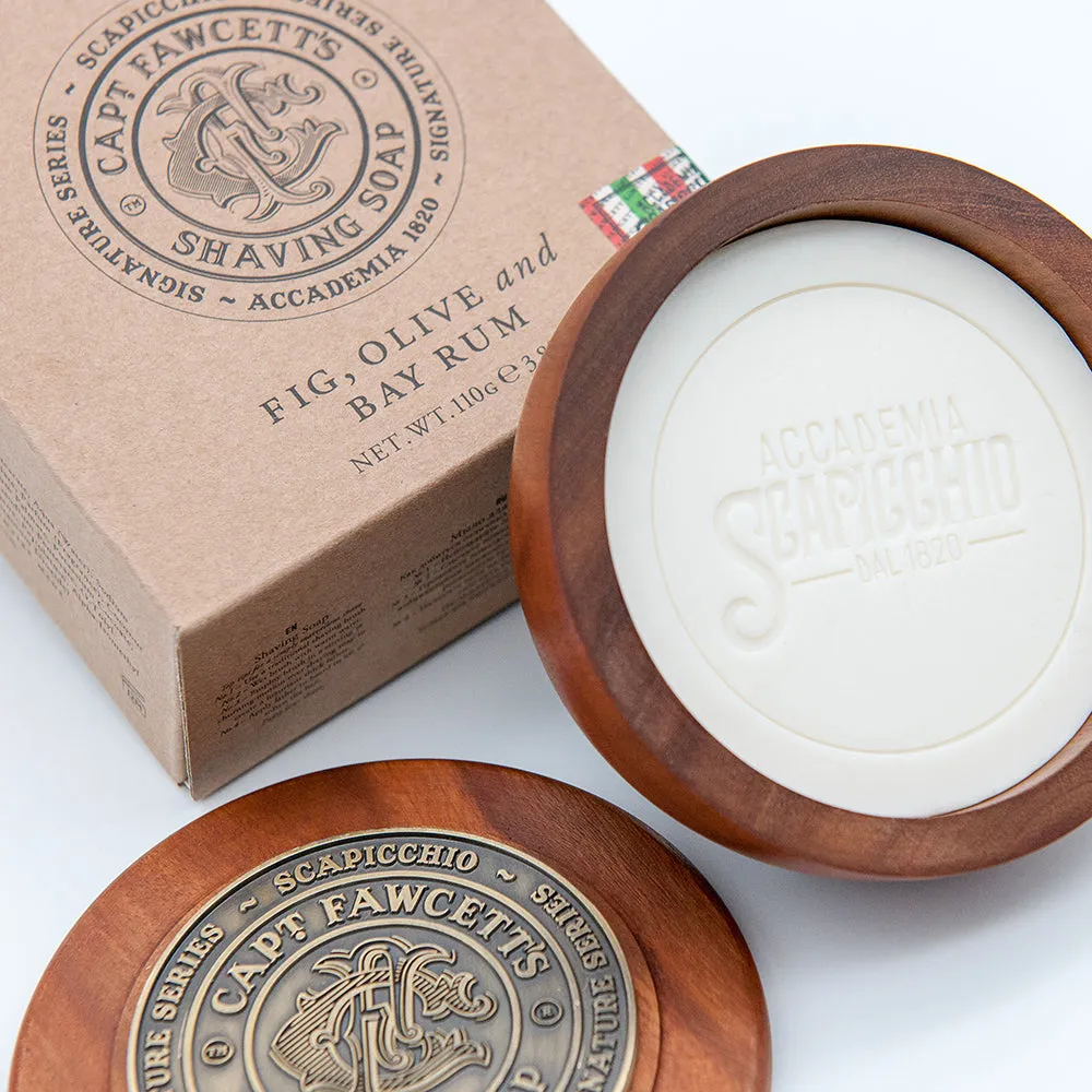 Captain Fawcett Scapicchio Rasierseife Refill Feige Olive