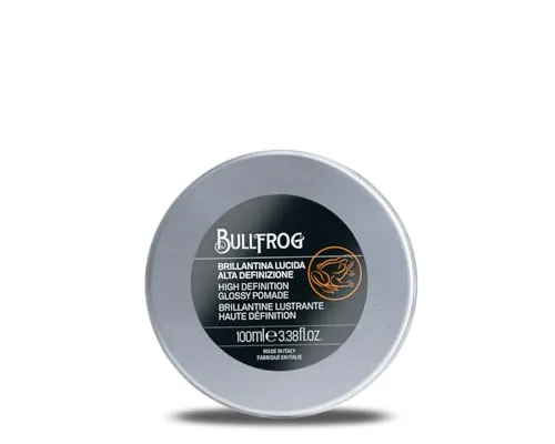 Bullfrog Brillantina Haarwachs 100ml starker Hochglanz-Halt