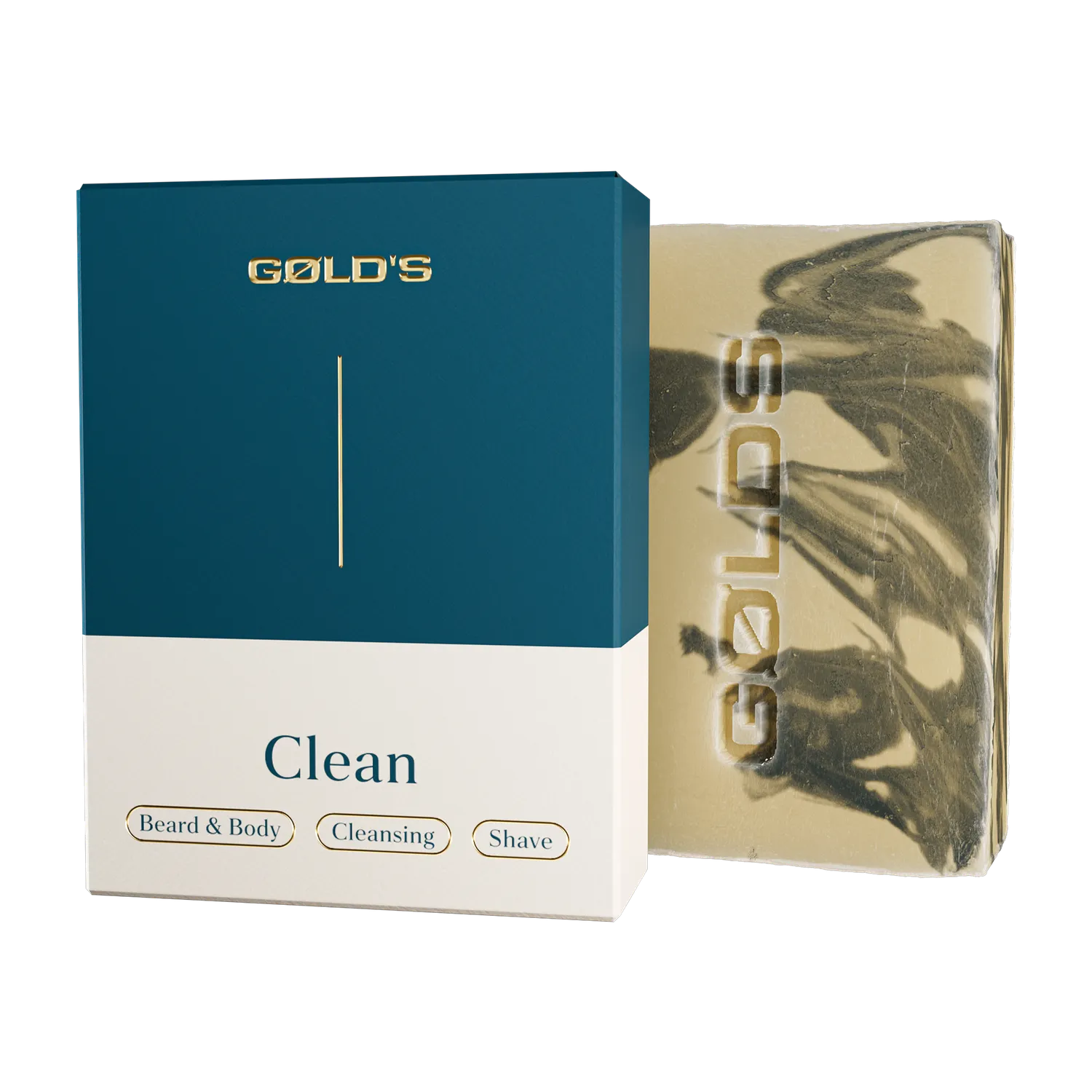 GØLD's Clean Bartseife 100g mit Arganöl