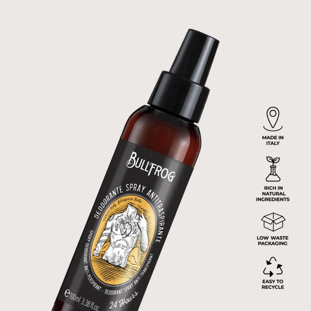 Bullfrog Antitranspirant Deospray 100 ml würzig