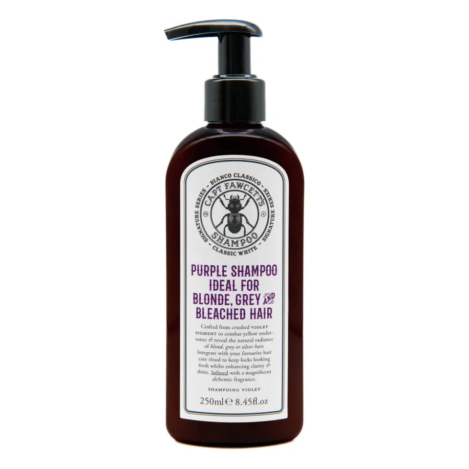 Captain Fawcett Bianco Classico Silbershampoo lila Gelbstich
