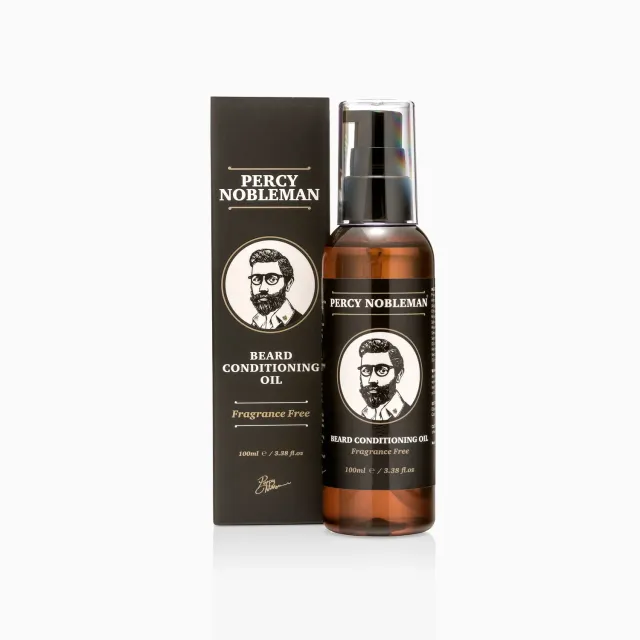 Percy Nobleman Bartöl ohne Duft 100ml Arganöl
